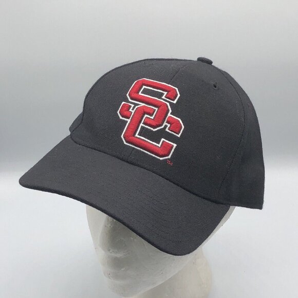 Twins Enterprise Other - South Carolina Gamecocks Twins Lids Blackout Wool Fitted Black Hat Size 7 3/8